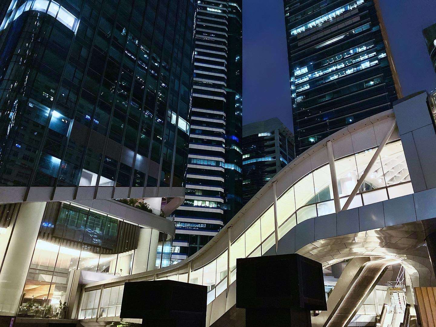 Photograph of skyscrapers and buildings used in final animation piece.