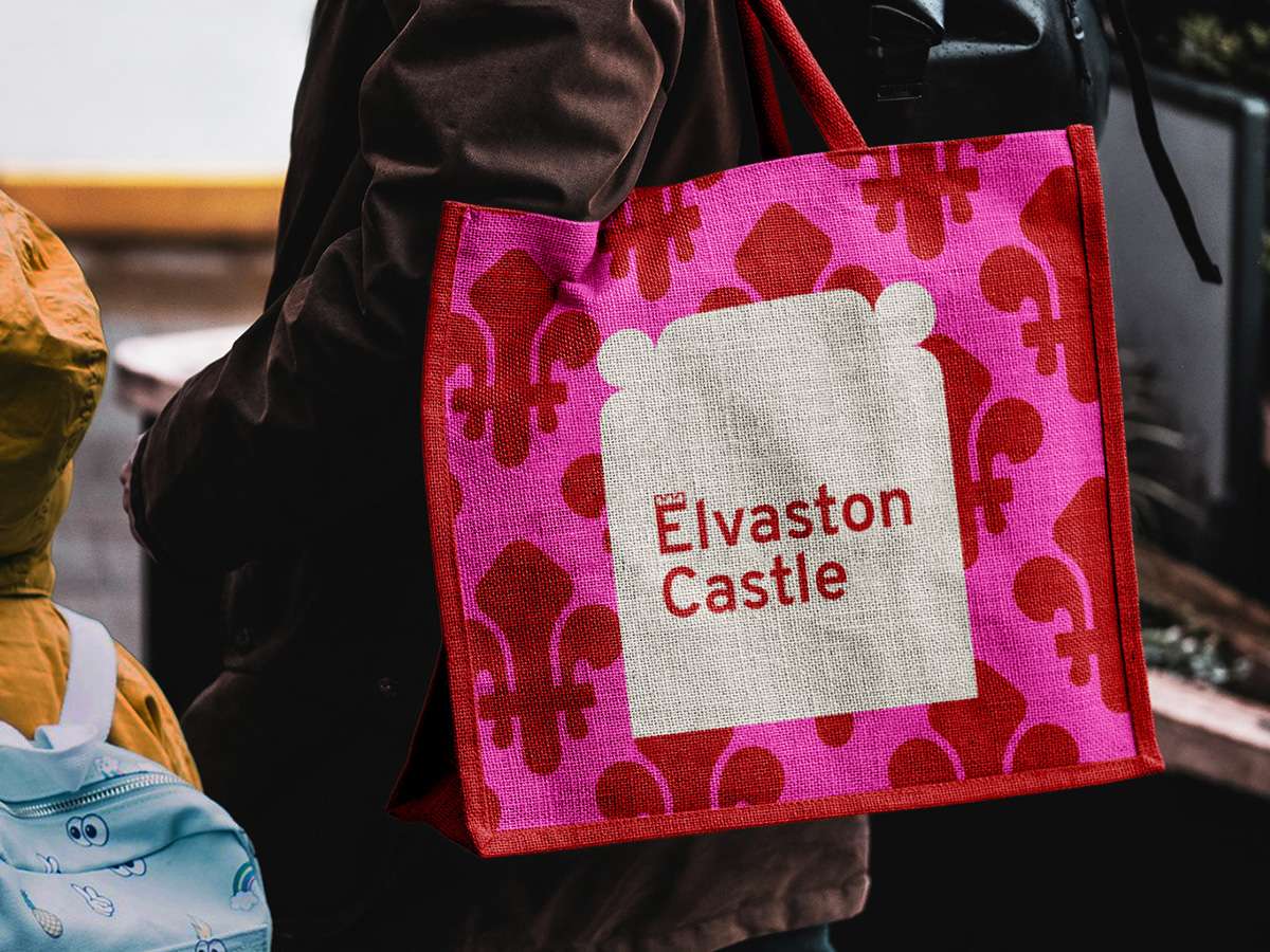 Elvaston Castle pink Tote Bag