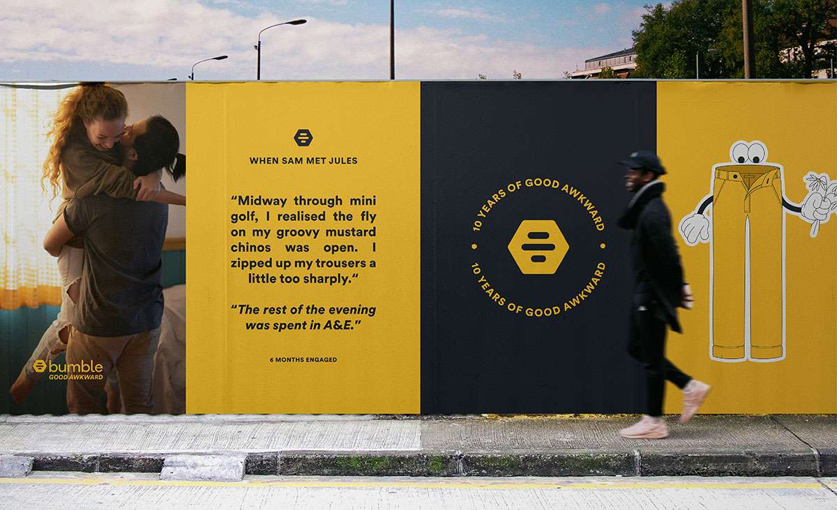 Bumble Campaign Hoarding